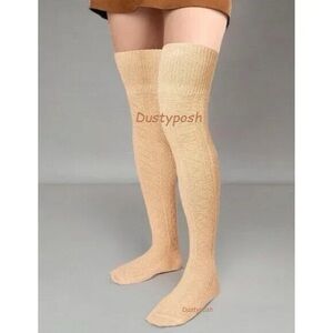 Thigh High Over The Knee Socks Boot Cuff Long OTK Cozy School Girl Valentine New